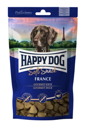 М'які ласощі Happy Dog Soft Snack France для собак зі смаком качки та картоплі, 100 г, 60686
