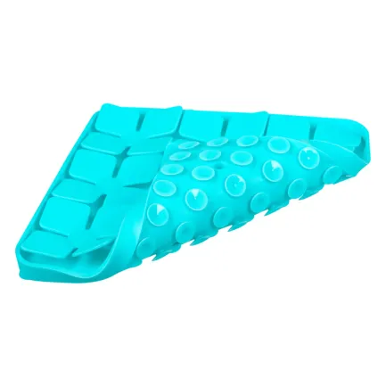 Килимок для пошуку корму WAUDOG Silicone, 205х205х17 мм, блакитний — Фото 4