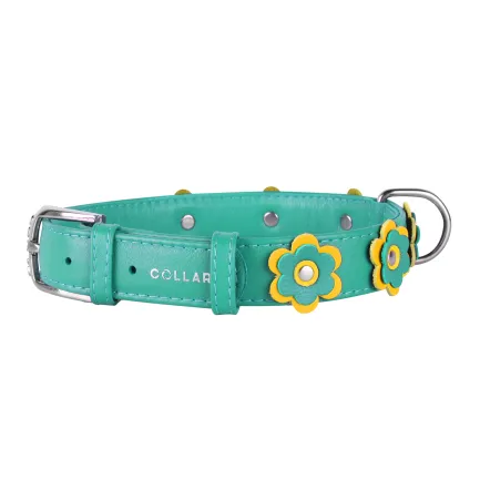 Нашийник "CoLLaR GLAMOUR" з оздобленням "Аплікація" (ширина 25мм, довжина 38-49см) фіолетовий