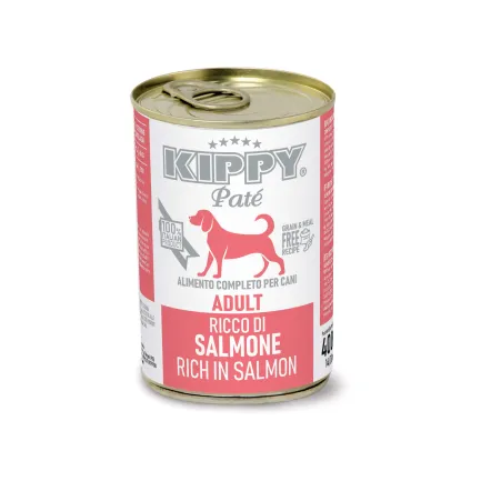 KIPPY вологий корм для собак - паштет з лососем 400гр