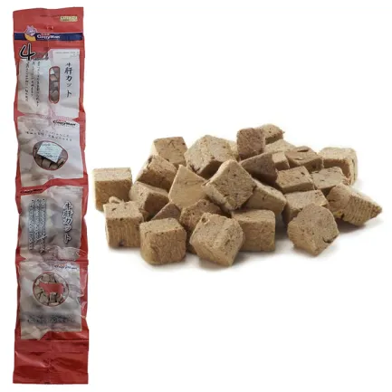 CattyMan Freeze Dried Beef Liver Dice КЕТТІМЕН ЯЛОВИЧА ПЕЧІНКА сублімовані ласощі для котів 0,04 кг
