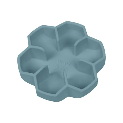 Миска для повільного харчування WAUDOG Silicone, 450 мл, сірий — Фото 4