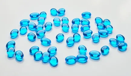 Кольорові камінчики Resun MagicBeans, блакитні