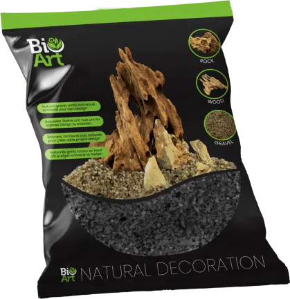 Гравій для декорування BIO ART GRAVEL ZWART 800 GRAM (A4056220)