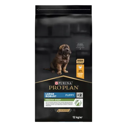 Сухий корм PRO PLAN Large Robust Puppy <2 Healthy Start для цуценят великих порід масивної статури з куркою 12 кг — Фото 3