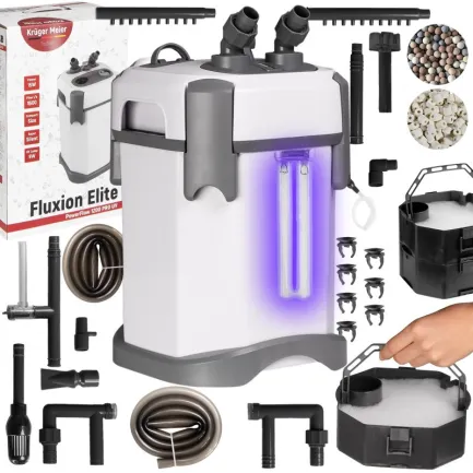 Зовнішній фільтр Kruger Meier Fluxion Elite 1000 UVC PRO для акваріумів 80-180 літрів — Фото 2
