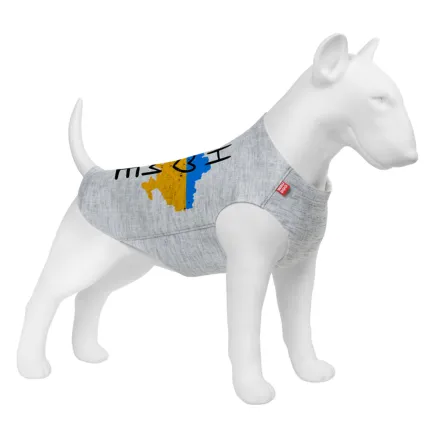 Майка для собак WAUDOG Clothes малюнок "Дім", M45, B 64-70 см, С 35-40 см