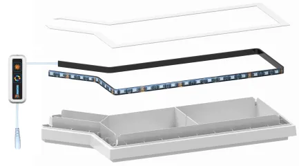 Світлодіодна підставка SF QUADRO 40 MULTI COLOUR LED (A4052280)