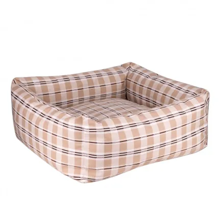 Лежак для Тварин BronzeDog Comfort Квадратний Бежевий M