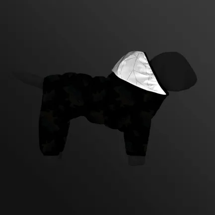 Комбінезон для собак WAUDOG Clothes малюнок "Дім", M35, В 59-62 см, С 37-40 см — Фото 3