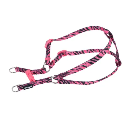 Coastal Li’l Pals Comfort Dog Harnes КОСТАЛ ЛІТТЛ ПЕЛС КОМФОРТ шлея для собак, 0.9х20-36см Рожева зебра