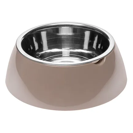 Ferplast JOLIE L DOVE GREY BOWL Годівниця, пластик, метал