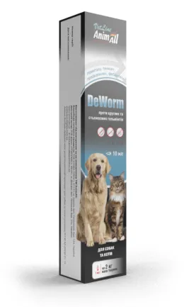 Антигельмінтний препарат AnimAll VetLine DeWorm для кішок і кошенят