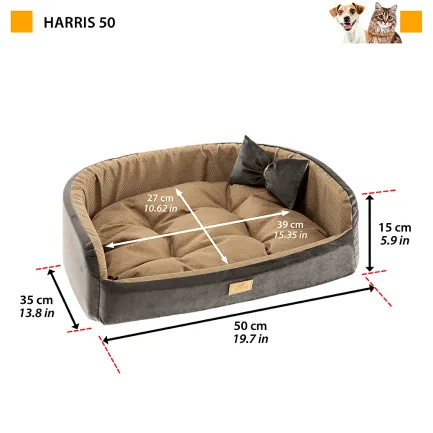 Ferplast HARRIS 50 BEDDING BROWN М'яке місце д/тварин — Фото 1