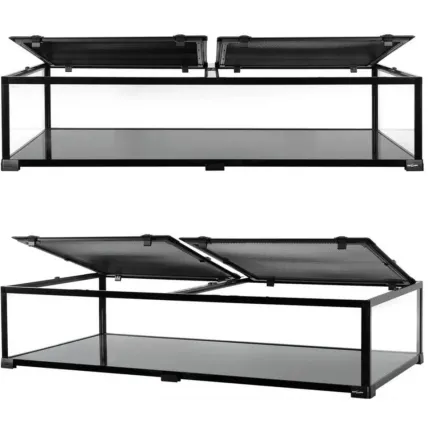 Тераріум Repti-Zoo Super Vision 360 120x45x30 см (RKE1204530) - скляний тераріум для рептилій та амфібій — Фото 3