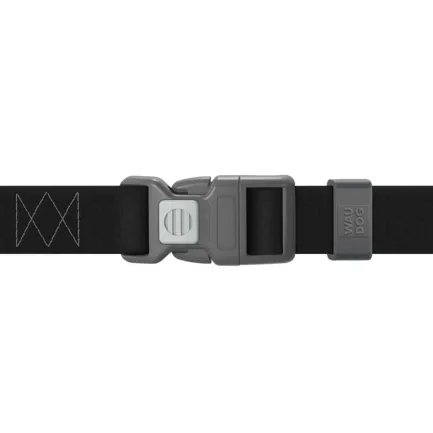 Шлея для собак водостійка анатомічна Н-подібна WAUDOG Waterproof з QR-паспортом, пластикова пряжка-фастекс, L, Ш 25 мм, А 50-85 см, В 60-100 см, чорний — Фото 2