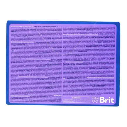 Набір вологих кормів Brit Premium Cat Pouch «Сімейна тарілка» для котів, асорті із 4 смаків, 12 шт х 100 г — Фото 3