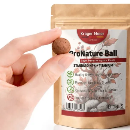 Поживні кульки Kruger Meier ProNature Ball 10 для акваріумних і тераріумних рослин — Фото 1