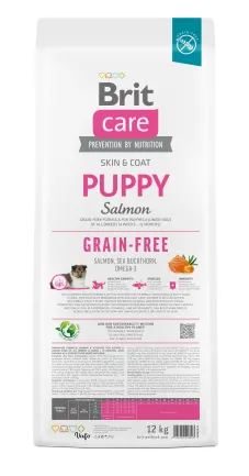 Сухий корм Brit Care Dog Grain-free Puppy для цуценят, беззерновий з лососем, 12 кг — Фото 4