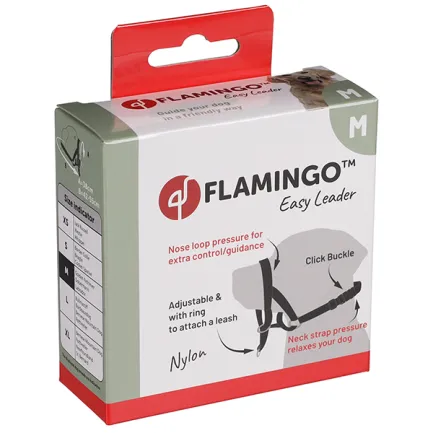 Flamingo Easy Leader M ФЛАМІНГО ІЗІ ЛІДЕР намордник для корекції поведінки собак, лабрадор, доберман, ретрівер M