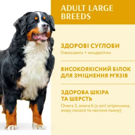 OPTIMEAL сухий корм для собак великих порід -курка 12 кг — Фото 2