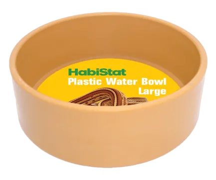 HABISTAT ROUND PLASTIC WATER BOWL LARGE 13 X 13 X 4.5CM (R3100040) поїлка для рептилій — Фото 1
