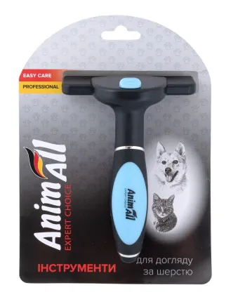 ТМ AnimAll Groom дешеддер М Блакитний, MG9720