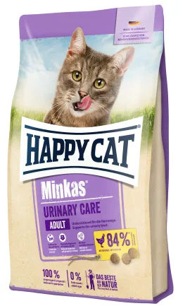 Сухий корм Happy Cat Minkas UrinaryCare Geflugel для котів д/профілактики сечо-кам'яних хвороб з птицею, 10 кг, 70375