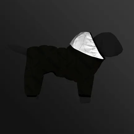 Комбінезон для собак WAUDOG Clothes малюнок "Сміливість", M45, В 57-60 см, С 41-44 см — Фото 3