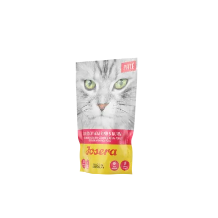 Вологий корм для котів Josera паштет гуляш з яловичини та курки 16x85g