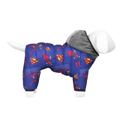 Комбінезон для собак WAUDOG Clothes малюнок "Сила Супермена", S35, В 52-55 см, С 31-36 см — Фото 2