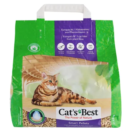 Наповнювач Cat’s Best Smart Pellets для котячого туалету, деревний, 5л/2.5кг — Фото 2
