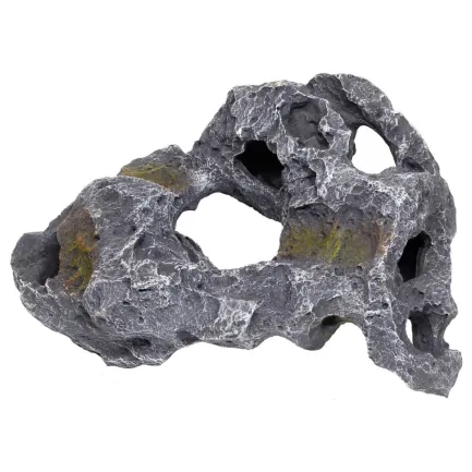 Декорація камінь з отворами Hobby Cavity Stone dark 3 18x14x28см (40147) — Фото 2