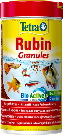 Корм Tetra Rubin Granules для акваріумних рибок, для яскравості забарвлення, 100 г (гранули)
