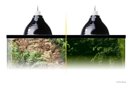 Плафон Exo Terra Glow Light для ламп обігріву в тераріум, метал, 14 см — Фото 1