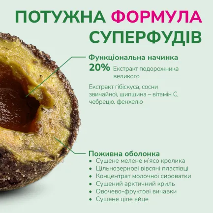 LK Baits Pet Nutrigo Plantago Mini Функціональні ласощі для собак дрібних порід з сиропом подорожника (Ø 15 мм), 75 г — Фото 4