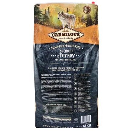 Сухий корм Carnilove Salmon &amp; Turkey для дорослих собак великих порід, лосось та індичка, 12 кг — Фото 3