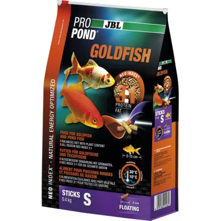 JBL (ДжБЛ) ProPond Goldfish корм для золотих рибок і ставковоїй риби S, 400г.