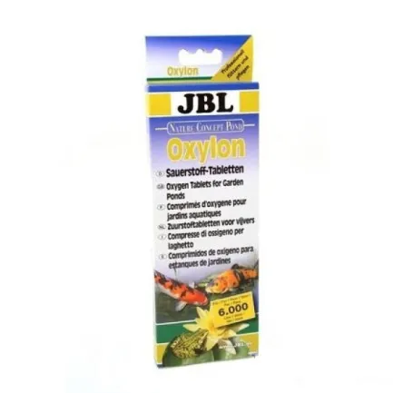 JBL OXYLON пігулки для підняття рівня кисню у ставковій воді, 12 пігулок