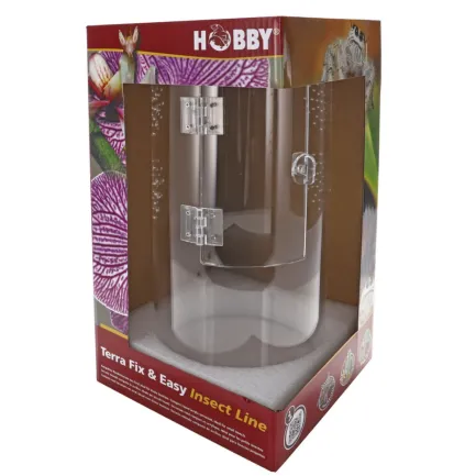Тераріум для комах та павуків Hobby Terra Fix &amp; Easy Insect Line 15×15×30 см акриловий 360° (36028) — Фото 5