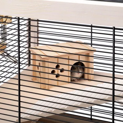 Ferplast CAGE HAMSTERVILLE Клітка для хом'яків, дерев'яна — Фото 6