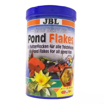 Корм в формі пластівців JBL Pond Flakes для ставкових риб, 5.5 л