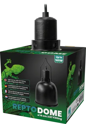 REPTO DOME E27 FITTING 14CM BLACK (R2300010) світильник для тераріума