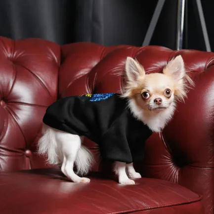 Толстовка Pet Fashion Ukraine для собак, розмір S, чорна — Фото 2