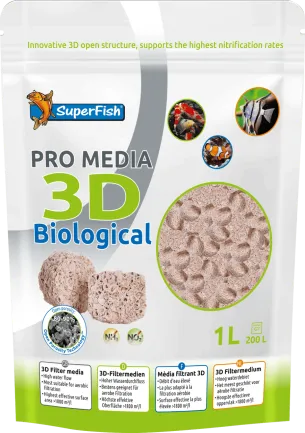 Наповнювач для фільтра SUPERFISH 3D MEDIA 1000 ML (A8040650)