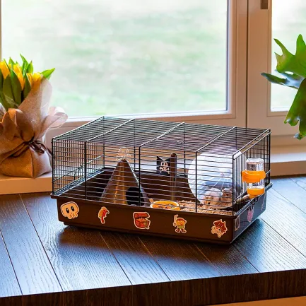 Ferplast CAGE CRICETI 9 PIRATES BLACKx2 Клітка для хом'яків з декором — Фото 2
