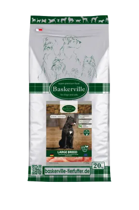 Baskerville HF grobe Rassen. Лардж Бріт Сухий корм для дорослих собак 20 кг