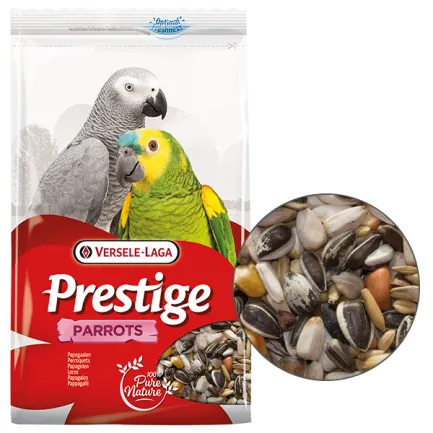 Versele-Laga Prestige Parrots ВЕРСЕЛЕ-ЛАГА ПРЕСТИЖ ВЕЛИКИЙ ПАПУГА зернова суміш, корм для великих папуг 1 кг