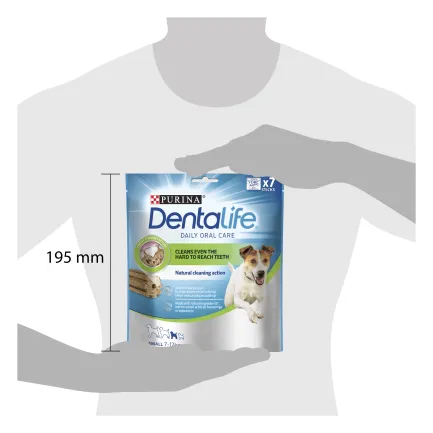 Ласощі DENTALIFE Small для дорослих собак дрібних порід для здоров'я зубів і ясен 115 г — Фото 1