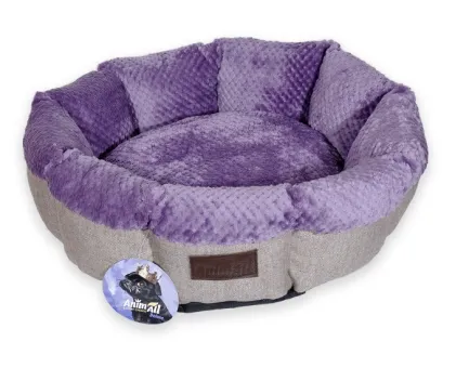 Лежак AnimAll Mary S Lavander для собак, лавандовий, 50×50×15 см